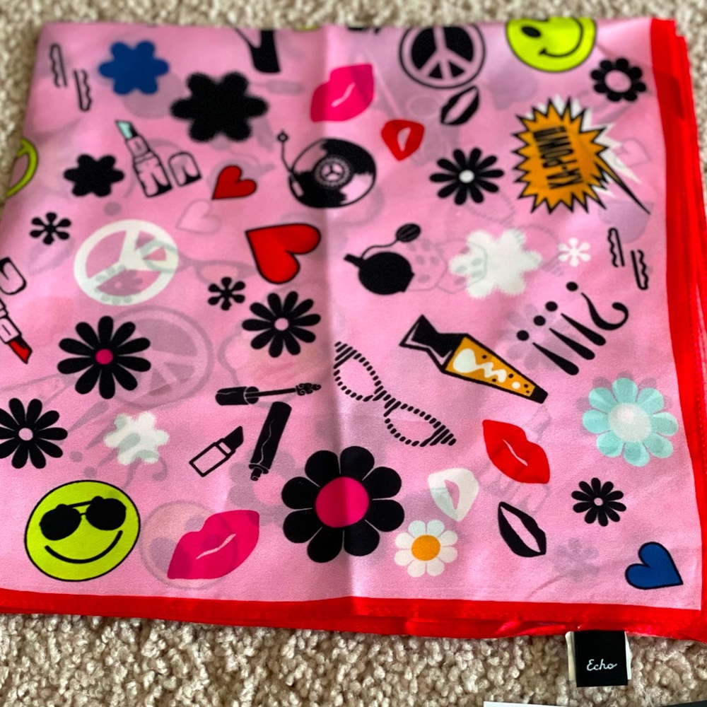 Echo Accessory Scarf NWT- Pink
